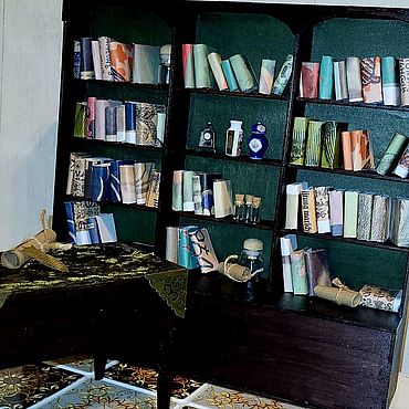 Куклы и игрушки ручной работы. Ярмарка Мастеров - ручная работа Большая Библиотека для Барби и т.п. куколок с книгами. Handmade.