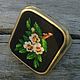 Order Pocket mirror with embroidery 'Tea tree flowers'. Anna's pretty things (flowertenderann). Livemaster. . Pocket mirrors Фото №3