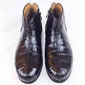 Обувь ручной работы handmade. Livemaster - original item Men`s shoes with solid sole, crocodile leather.. Handmade.