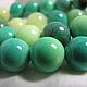 Smooth chrysoprase bead ball 10 mm ball. Beads1. Elena (luxury-fittings). Online shopping on My Livemaster.  Фото №2