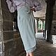 Лавандовый дуэт: юбка на запах. Юбки. Oxana Krengel. Интернет-магазин Ярмарка Мастеров.  Фото №2