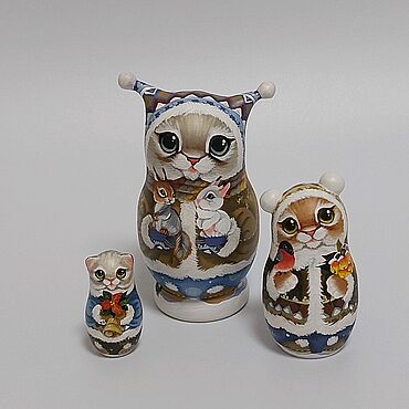 Матрешки – купить на Ярмарке Мастеров | Ручная работа и хенд мейд