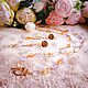 Колье с аметрином и бусинами Swarovski. Колье. Scherlena. Ярмарка Мастеров.  Фото №6