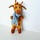 Giraffe finger toy, felted finger doll. Dolls. AnzhWoolToy (AnzhelikaK). My Livemaster. Фото №5