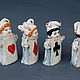 'Aces ' Porcelain figurines-bells. Figurines. Mila. My Livemaster. Фото №4