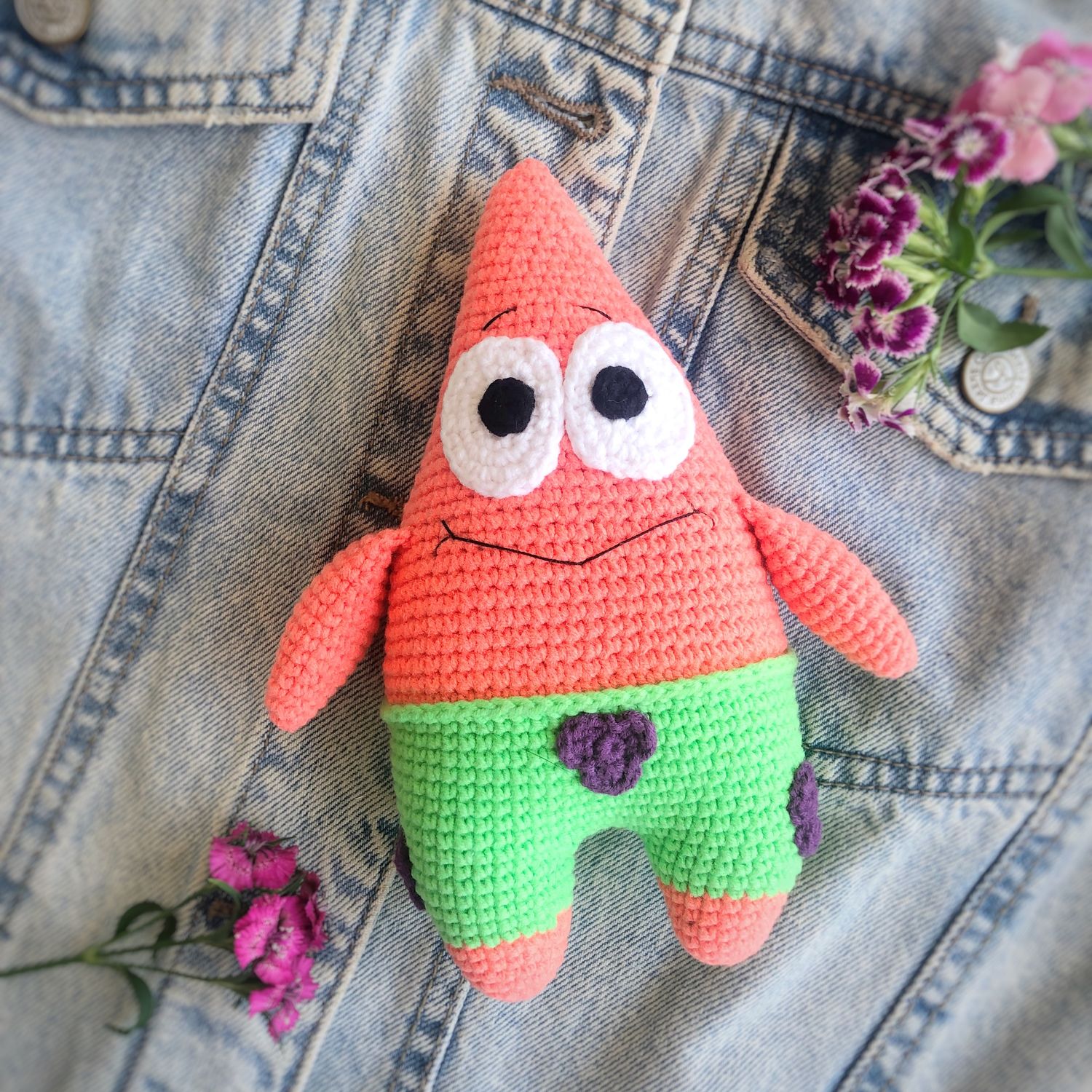 Патрик , мягкая игрушка, Губка Боб, подарок другу, декор детской ...