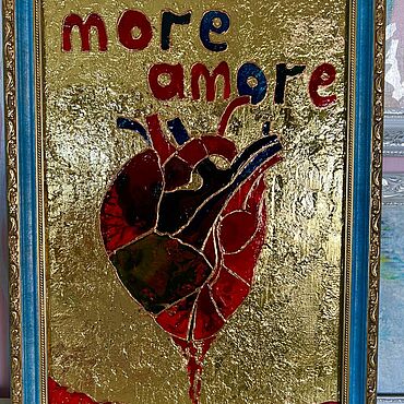 Картины и панно ручной работы. Ярмарка Мастеров - ручная работа Картина “More Amore”. Handmade.