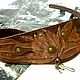 Vintage Flower steampunk leather belt. Straps. Neformal-World. Online shopping on My Livemaster.  Фото №2