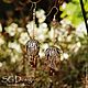 Earrings silver 'Floran' ruby flower shvenzy silver 925. Earrings. Shard Noir авторские украшения. My Livemaster. Фото №4