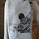 Sweatshirt sweatshirt a hoodie with a picture of rocky Balboa-hand painted. Mens jumpers. Koler-art handpainted wear. Online shopping on My Livemaster.  Фото №2