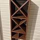 Order Wine rack with crosses. Color Wood. Livemaster. . Shelving Фото №3