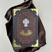 Сувениры и подарки handmade. Livemaster - original item Holy Gospel (gift leather book in a bag). Handmade.