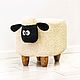 Пуфик кремовая ирландская овечка, Мебель для детской, Сочи,  Фото №1
