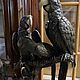 Винтаж: Две скульптуры с попугаями. Скульптуры винтажные. Винтажный магазинчик.. Интернет-магазин Ярмарка Мастеров.  Фото №2