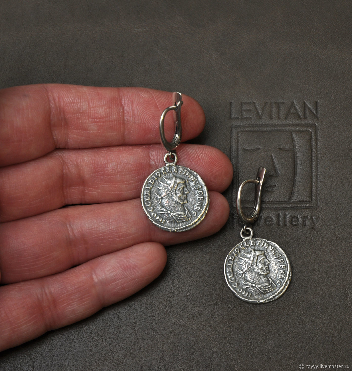 Серьги Римские монеты Диоклетиан купить в интернет-магазине Ярмарка ...