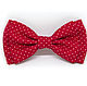 Bow tie red polka dot, Ties, Moscow,  Фото №1