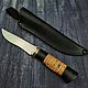 Handmade ANCHAR knife, forged steel 65h13, Knives, Moscow,  Фото №1