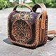 Leather bag with Celtic coat of arms-turquoise. Classic Bag. schwanzchen. My Livemaster. Фото №4