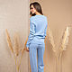 Suit women sport blue. Tracksuits. SHAPAR - knitting clothes. My Livemaster. Фото №6