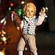 A little prince, a boy with a horse, a Christmas toy for the Christmas tree, Christmas decorations, St. Petersburg,  Фото №1