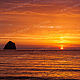 Фотокартина: Рассвет на летнем пляже в Гурзуфе №111, Фотокартины, Севастополь,  Фото №1