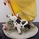 КАПОДИМОНТЕ толстушка Дама с собачкой Florence Armani CAPODIMONTE. Статуэтки. В мире Сокровищ. Интернет-магазин Ярмарка Мастеров.  Фото №2
