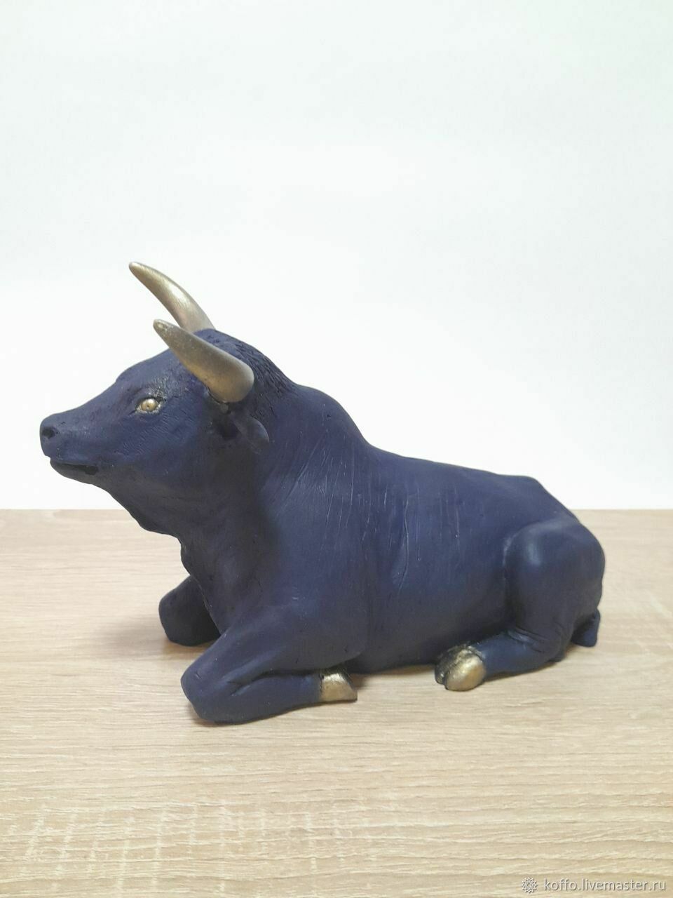 The bull figurine is lying, Figurines, Ekaterinburg,  Фото №1