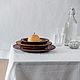 Set of plates of the 'Aristocrat' series made of Cedar 3 PCs. TN57, Dinnerware Sets, Novokuznetsk,  Фото №1