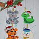 Order Felt Christmas tree on the wall with toys. Children's mood. Livemaster. . Tree Фото №3