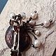 Barrette with primitive Ammonite and natural pearls (h5-003). Hairpins. #Ofel_way. My Livemaster. Фото №4