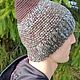 Шапка вязаная HELM. Шапки. Мир вязания. Интернет-магазин Ярмарка Мастеров.  Фото №2