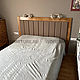 Изголовье для кровати с мягкими панелями из массива дуба. Кровати. Мебельный бутик (Wofurniture). Ярмарка Мастеров.  Фото №6