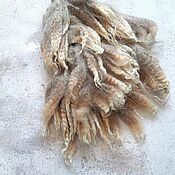 Материалы для творчества handmade. Livemaster - original item Washed Sheep Curls, Romney Fleece 500 grams. Handmade.