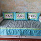 Bedspread and pillows with birds. Blankets. Designer-Mart (designer-mart). My Livemaster. Фото №4