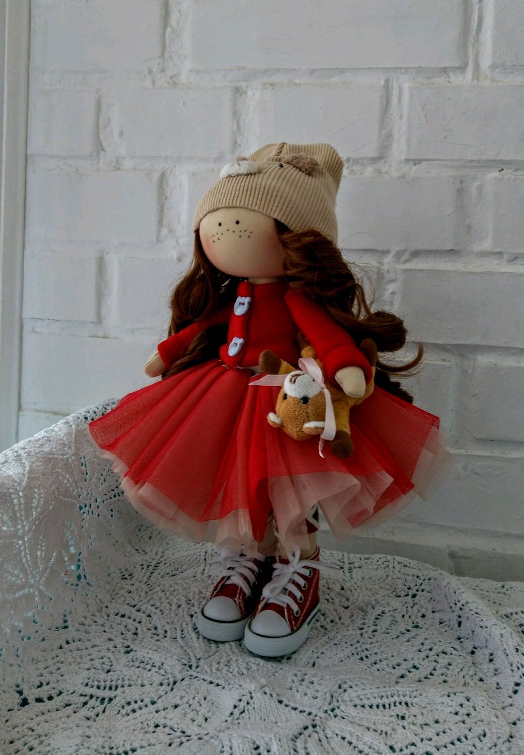 Кукла Маша и медвежонок, Куклы Тильда, Краснодар,  Фото №1