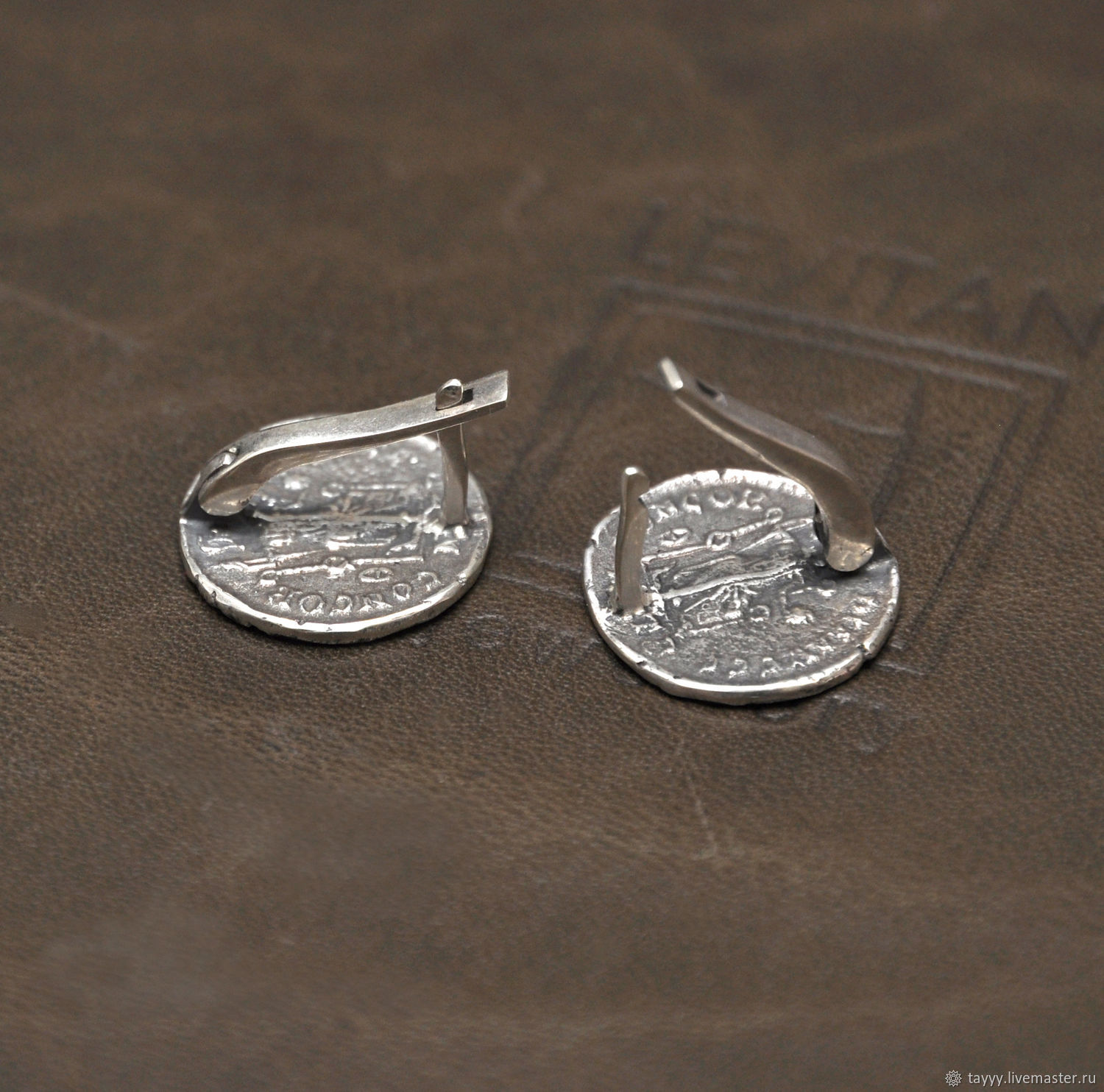 Серьги Римские монеты Феодосий I – заказать на Ярмарке Мастеров ...