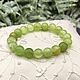 Order Green bracelet made of natural onyx stone. naturalkavni. Livemaster. . Bead bracelet Фото №3