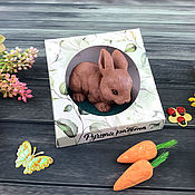 Косметика ручной работы handmade. Livemaster - original item Gift soap in the dome Rabbit. Handmade.