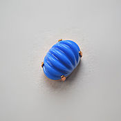 Материалы для творчества handmade. Livemaster - original item Vintage rhinestones 18h13 mm color Blue melon. Handmade.