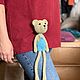 ВЯЗАНАЯ ИГРУШКА МИШКА МАЛЬЧИК ОТСТЕГИВАЮЩИЙСЯ. Амигуруми куклы и игрушки. Мастерская Кря | Игрушки | Текстиль. Ярмарка Мастеров.  Фото №4