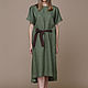 linen dress. Dress. 100% linen. Softened, Dresses, Minsk,  Фото №1