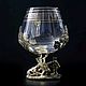 Cognac glass ' Three bears'. Wine Glasses. muzhskie-podarki. Online shopping on My Livemaster.  Фото №2