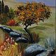 Tuscany. Autumn in the mountains. Oil painting. Pictures. Kind paintings by Irina Belozerova. My Livemaster. Фото №4