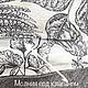 Постельное бельё вареный хлопка с рисунком «Ночные тропики». Комплекты постельного белья. Постельное. Felicia Home. Качество + Эстетика. Ярмарка Мастеров.  Фото №7