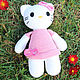 Knitted dolls crochet 'Hello Kitty'. Stuffed Toys. Amigurushka. My Livemaster. Фото №5