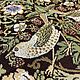 Гобелен" Земляничный воришка" коричнево-зеленый, шир 170. Шторы. Ольга Калиничева Хлопок Гобелен Шторы. Интернет-магазин Ярмарка Мастеров.  Фото №2