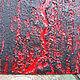 Abstract painting in red and black Brutal loft. Pictures. kartina-sochi. My Livemaster. Фото №5