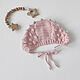 Order A gift for a newborn: a cap and bloomers for a girl pink. babyshop. Livemaster. . Gift for newborn Фото №3