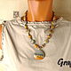 Jasper beads with pendant. Necklace. Grafoli jewellery. My Livemaster. Фото №6