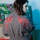 Пальто Осень-Зима Узоры. Пальто. Авторская одежда  Ksenya Shishkina. Интернет-магазин Ярмарка Мастеров.  Фото №2